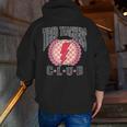 Tired Teachers Club Study Lover School Apparel Men Zip Up Hoodie Back Print, funny gift