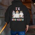 TK Boo Crew Retro Groovy Halloween Floral Ghost TK Teacher Men Zip Up Hoodie Back Print, Groovy Teacher Hoodies, funny gift TK Boo Crew Retro Groovy Halloween Floral Ghost TK Teacher Men Zip Up Hoodie Back Print, Groovy Teacher Hoodies, funny gift