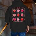 TK Is My Jam Transitional Kindergarten TK Teacher Strawberry Men Zip Up Hoodie Back Print, funny gift TK Is My Jam Transitional Kindergarten TK Teacher Strawberry Men Zip Up Hoodie Back Print, funny gift