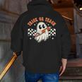 Trick Or Teach Groovy Retro Ghost Halloween Teacher Kids Men Zip Up Hoodie Back Print, Groovy Teacher Hoodies, funny gift Trick Or Teach Groovy Retro Ghost Halloween Teacher Kids Men Zip Up Hoodie Back Print, Groovy Teacher Hoodies, funny gift
