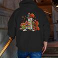 Turkey Reading Books Fall Thanksgiving Teacher Librarian Men Zip Up Hoodie Back Print, funny gift Turkey Reading Books Fall Thanksgiving Teacher Librarian Men Zip Up Hoodie Back Print, funny gift