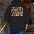 Twin Day Friends Teacher Twinning With My Bestie Matching Men Zip Up Hoodie Back Print, funny gift Twin Day Friends Teacher Twinning With My Bestie Matching Men Zip Up Hoodie Back Print, funny gift