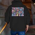 Twinning With My Teacher Bestie Teaching Partner Men Zip Up Hoodie Back Print, funny gift Twinning With My Teacher Bestie Teaching Partner Men Zip Up Hoodie Back Print, funny gift