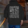 Typography 1st Grade Team Student Teacher Men Zip Up Hoodie Back Print, funny gift Typography 1st Grade Team Student Teacher Men Zip Up Hoodie Back Print, funny gift