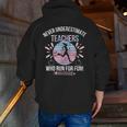 Never Underestimate Teachers Who Runs For Fun Running Teache Men Zip Up Hoodie Back Print, funny gift Never Underestimate Teachers Who Runs For Fun Running Teache Men Zip Up Hoodie Back Print, funny gift