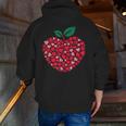 Valentines Day Teacher Hearts Apple Love Teach Women Men Men Zip Up Hoodie Back Print, funny gift Valentines Day Teacher Hearts Apple Love Teach Women Men Men Zip Up Hoodie Back Print, funny gift