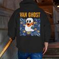 Van Ghost Art Teacher Halloween Van Gogh Starry Night Men Zip Up Hoodie Back Print, funny gift Van Ghost Art Teacher Halloween Van Gogh Starry Night Men Zip Up Hoodie Back Print, funny gift
