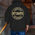Vintage I Survived 67 Days Of School Teachers Students Men Zip Up Hoodie Back Print, funny gift Vintage I Survived 67 Days Of School Teachers Students Men Zip Up Hoodie Back Print, funny gift