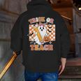 Vintage Teacher Shirt Women Trick Or Teach Halloween Men Zip Up Hoodie Back Print, funny gift Vintage Teacher Shirt Women Trick Or Teach Halloween Men Zip Up Hoodie Back Print, funny gift