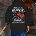 Violin Player Costume For Men Women Violin Teacher Violinist Men Zip Up Hoodie Back Print, funny gift Violin Player Costume For Men Women Violin Teacher Violinist Men Zip Up Hoodie Back Print, funny gift