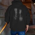 Violin Player Instrument Music Teacher Musical Violinist Men Zip Up Hoodie Back Print, funny gift