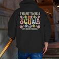 I Want To Be A Schwa It's Never Stressed Reading Teacher Men Zip Up Hoodie Back Print, funny gift