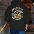 Weird Teachers Build Character Raccoon Colourful Floral Men Zip Up Hoodie Back Print, funny gift Weird Teachers Build Character Raccoon Colourful Floral Men Zip Up Hoodie Back Print, funny gift