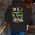 Wild About 1st Grade Teacher Student First Grade Zoo Safari Men Zip Up Hoodie Back Print, First Grade Teacher Hoodies, funny gift Wild About 1st Grade Teacher Student First Grade Zoo Safari Men Zip Up Hoodie Back Print, First Grade Teacher Hoodies, funny gift