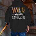 Wild About Kindergarten Teacher Leopard Print Men Zip Up Hoodie Back Print, funny gift Wild About Kindergarten Teacher Leopard Print Men Zip Up Hoodie Back Print, funny gift