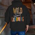 Wild About Learning Teacher Back To School Teaching Men Zip Up Hoodie Back Print, funny gift Wild About Learning Teacher Back To School Teaching Men Zip Up Hoodie Back Print, funny gift