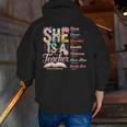 Women Bible Verse Christian Teacher God Says Back To School Men Zip Up Hoodie Back Print, funny gift Women Bible Verse Christian Teacher God Says Back To School Men Zip Up Hoodie Back Print, funny gift
