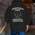 Working On My Quads Algebra Math Gym Teacher Men Zip Up Hoodie Back Print, funny gift Working On My Quads Algebra Math Gym Teacher Men Zip Up Hoodie Back Print, funny gift