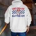 2nd Grade Batter Up Back To School Baseball Teacher Kids Men Zip Up Hoodie Back Print, 2nd Grade Teacher Hoodies, funny gift 2nd Grade Batter Up Back To School Baseball Teacher Kids Men Zip Up Hoodie Back Print, 2nd Grade Teacher Hoodies, funny gift