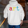 Art Teacher Artists Men Zip Up Hoodie Back Print, funny gift Art Teacher Artists Men Zip Up Hoodie Back Print, funny gift
