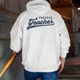 Theatre Teacher Men Women Vintage Graphic Theatre Teacher Men Zip Up Hoodie Back Print, funny gift