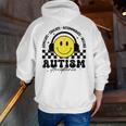 Autism Awareness Acceptance Special Education Teacher Kids Men Zip Up Hoodie Back Print, funny gift