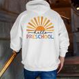 Back To School Hello Preschool For Kids Teacher Women Men Zip Up Hoodie Back Print, funny gift Back To School Hello Preschool For Kids Teacher Women Men Zip Up Hoodie Back Print, funny gift
