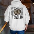 Back To School Teacher Life Apple Leopard Teacher Women Men Zip Up Hoodie Back Print, funny gift Back To School Teacher Life Apple Leopard Teacher Women Men Zip Up Hoodie Back Print, funny gift