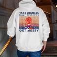 Take Chances Make Mistakes Get Messy Vintage Teacher Life Men Zip Up Hoodie Back Print, funny gift Take Chances Make Mistakes Get Messy Vintage Teacher Life Men Zip Up Hoodie Back Print, funny gift