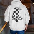 Checkered Fourth Grade Back To School Teachers Students Men Zip Up Hoodie Back Print, funny gift Checkered Fourth Grade Back To School Teachers Students Men Zip Up Hoodie Back Print, funny gift