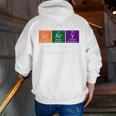 Chemisty Science Teacher Periodic Table Halloween Men Zip Up Hoodie Back Print, Science Teacher Hoodies, funny gift