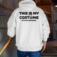 THIS IS MY COSTUME Eraser Teacher Halloween Costume Men Zip Up Hoodie Back Print, funny gift THIS IS MY COSTUME Eraser Teacher Halloween Costume Men Zip Up Hoodie Back Print, funny gift