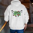 Creepin It Real Monster School Preschool Teacher Halloween Men Zip Up Hoodie Back Print, funny gift Creepin It Real Monster School Preschool Teacher Halloween Men Zip Up Hoodie Back Print, funny gift