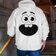 Creepy Carrots Face Teacher Halloween Costume Matching Men Zip Up Hoodie Back Print, funny gift Creepy Carrots Face Teacher Halloween Costume Matching Men Zip Up Hoodie Back Print, funny gift