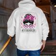 CTE Teacher In October We Wear Pink Breast Cancer Awareness Men Zip Up Hoodie Back Print, funny gift CTE Teacher In October We Wear Pink Breast Cancer Awareness Men Zip Up Hoodie Back Print, funny gift