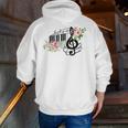 Cut Music Teacher Shirt With a Piano Keys Notes And Flowers Men Zip Up Hoodie Back Print, funny gift Cut Music Teacher Shirt With a Piano Keys Notes And Flowers Men Zip Up Hoodie Back Print, funny gift