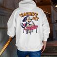Cute Elementary School Student Dog Teacher's Pet Men Zip Up Hoodie Back Print, funny gift