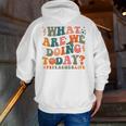 What Are We Doing Today Physical Education PE Teacher Women Men Zip Up Hoodie Back Print, Pe Teacher Hoodies, funny gift What Are We Doing Today Physical Education PE Teacher Women Men Zip Up Hoodie Back Print, Pe Teacher Hoodies, funny gift