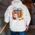 Fall Book Pumpkin Books Ghost Reading Halloween Teacher Men Zip Up Hoodie Back Print, funny gift Fall Book Pumpkin Books Ghost Reading Halloween Teacher Men Zip Up Hoodie Back Print, funny gift