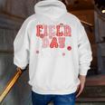 Field Day Red Team Outdoor Field Day Games For Kids Teacher Men Zip Up Hoodie Back Print, funny gift