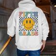 Fifth Grade Team Teachers Boys Girls Retro Smile 5th Grade Men Zip Up Hoodie Back Print, funny gift Fifth Grade Team Teachers Boys Girls Retro Smile 5th Grade Men Zip Up Hoodie Back Print, funny gift