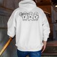 Ghost Costume Gym Physical Education Teacher PE Coach Men Zip Up Hoodie Back Print, Pe Teacher Hoodies, funny gift