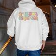 Groovy School Counselor Back To School Teacher Counseling Men Zip Up Hoodie Back Print, Groovy Teacher Hoodies, funny gift