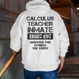 Halloween Calculus Teacher Prisoner Costume Men Zip Up Hoodie Back Print, funny gift Halloween Calculus Teacher Prisoner Costume Men Zip Up Hoodie Back Print, funny gift