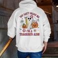 Halloween You Can't Scare Me I'm A School Teacher's Aide Men Zip Up Hoodie Back Print, funny gift Halloween You Can't Scare Me I'm A School Teacher's Aide Men Zip Up Hoodie Back Print, funny gift