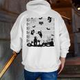 Halloween Music Note Clefs Spooky Ghost For Music Teacher Men Zip Up Hoodie Back Print, funny gift Halloween Music Note Clefs Spooky Ghost For Music Teacher Men Zip Up Hoodie Back Print, funny gift