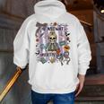 Halloween Skeleton Teacher I'Ll Just Wait Until It's Quiet Men Zip Up Hoodie Back Print, funny gift Halloween Skeleton Teacher I'Ll Just Wait Until It's Quiet Men Zip Up Hoodie Back Print, funny gift