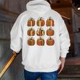 Halloween Teacher Fall Book Pumpkin Retro Reading Men Zip Up Hoodie Back Print, funny gift Halloween Teacher Fall Book Pumpkin Retro Reading Men Zip Up Hoodie Back Print, funny gift