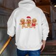 Hanging With My Cookies Gingerbread Christmas Teacher Xmas Men Zip Up Hoodie Back Print, funny gift Hanging With My Cookies Gingerbread Christmas Teacher Xmas Men Zip Up Hoodie Back Print, funny gift