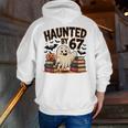 Haunted By 67 Teacher Ghost Pumpkin Halloween Costum Men Zip Up Hoodie Back Print, funny gift Haunted By 67 Teacher Ghost Pumpkin Halloween Costum Men Zip Up Hoodie Back Print, funny gift